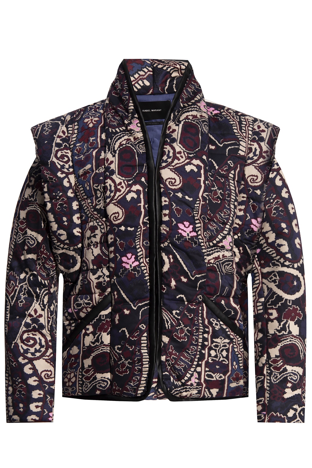 Martine Rose tuck-neck track jacket Rot - Patterned jacket w